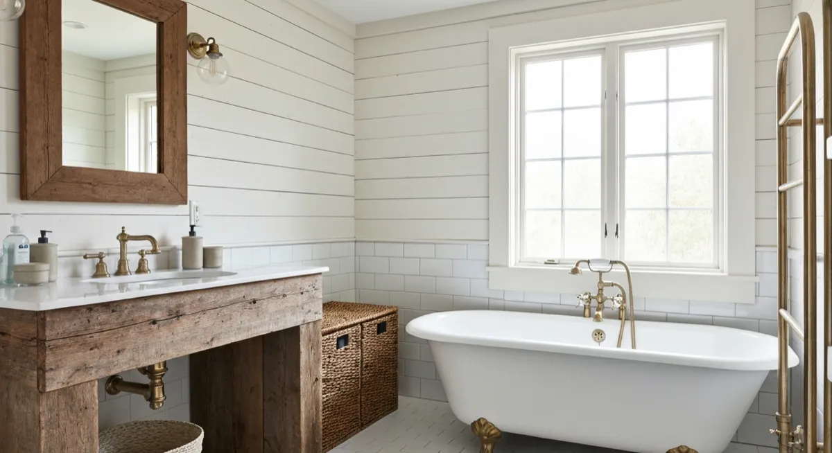 Farmhouse Bathroom Ideas: Rustic Charm Meets Modern Comfort