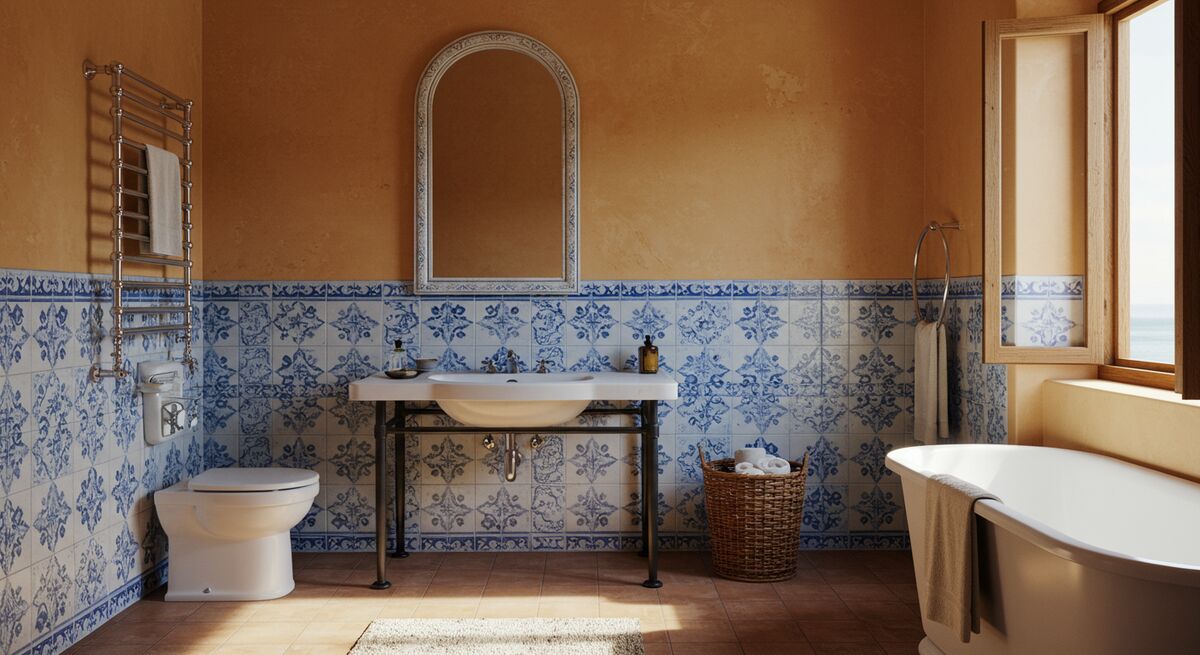 Mediterranean bathroom