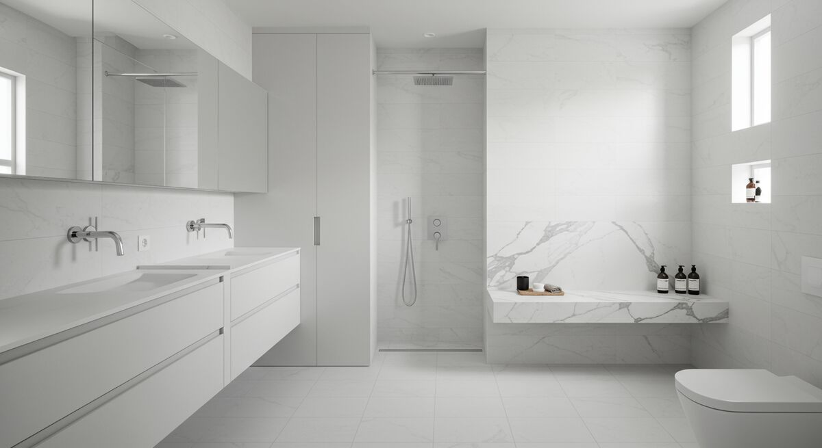 Minimalist bathroom design