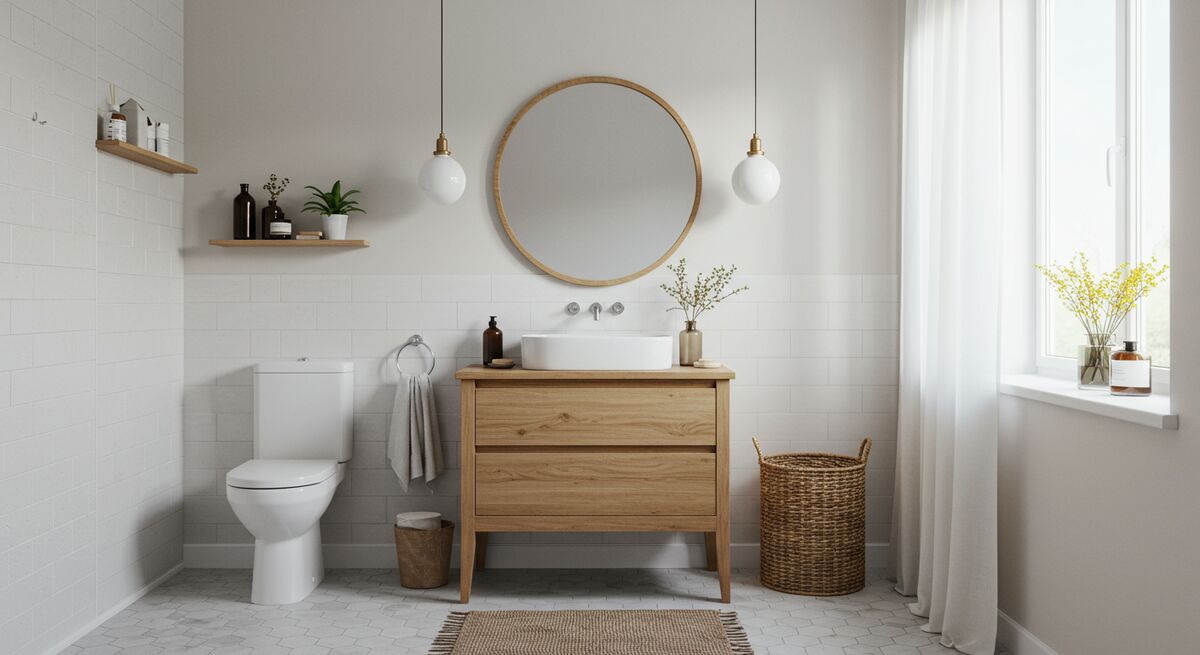 Scandinavian bathroom design