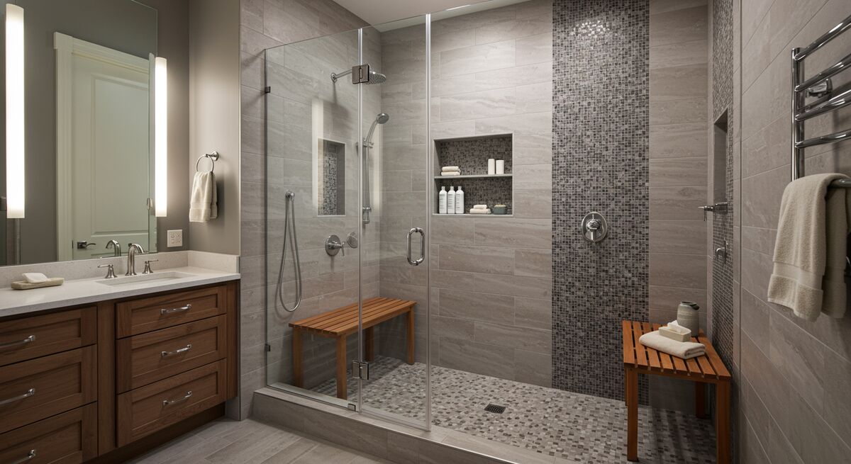 Walk-In Shower Ideas and Designs